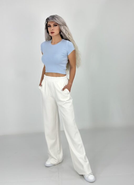 Bebe Mavi Bisiklet Yaka Tshirt - Görsel 3