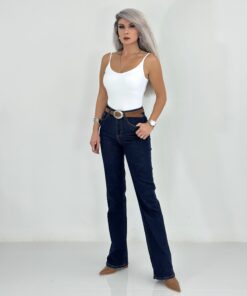 Alternative view of Lacivert İspanyol Paça Jean