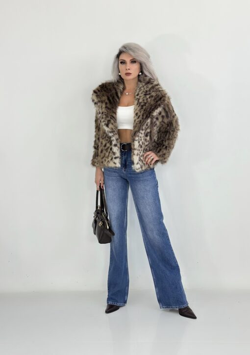 Mavi Yıkamalı Wide Leg Jean - Görsel 2