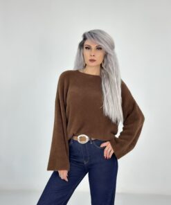 Taba Bisiklet Yaka Yumoş Uzun Kazak